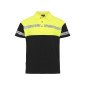 NOIR/FLUO - Polo professionnel de travail homme manutention artisan logistique chantier