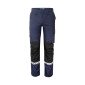 MARINE/NOIR - Pantalon de travail professionnel homme logistique chantier transport artisan