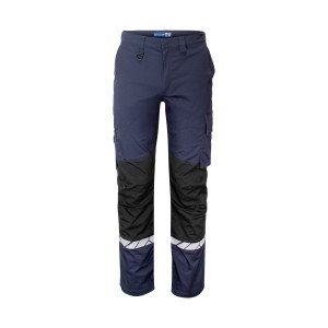 MARINE/NOIR - Pantalon de travail professionnel homme logistique chantier manutention artisan