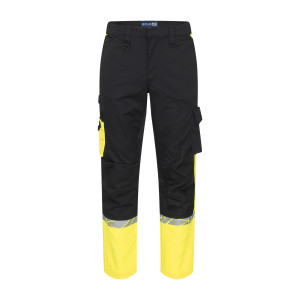 MARINE/NOIR - Pantalon de travail professionnel homme manutention chantier transport artisan