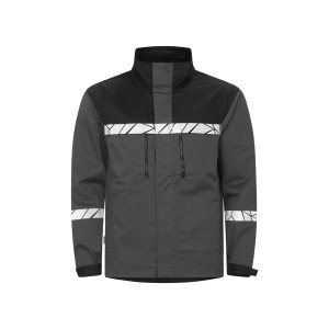 MARINE/NOIR - Veste de travail professionnelle à manches longues homme manutention chantier transport artisan