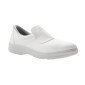 BLANC - Chaussure de cuisine de sécurité S2 professionnelle de travail blanche noire EN ISO 20345 S2 mixte restauration entreti