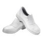 BLANC - Chaussure de cuisine de sécurité S2 professionnelle de travail blanche noire EN ISO 20345 S2 mixte restauration entreti
