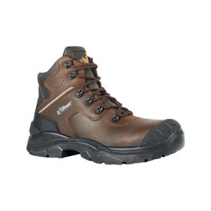 CAMEL - Chaussure haute de sécurité S3 professionnelle de travail en cuir EN ISO 20345 S3 homme manutention chantier logistique