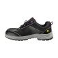 NOIR - Chaussure de sécurité S3 professionnelle de travail noire en cuir EN ISO 20345 S3 femme artisan entretien chantier menage