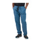 BLEU - Pantalon élastiqué professionnel de travail mixte auxiliaire de vie médical aide a domicile infirmier