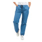 BLEU - Pantalon élastiqué professionnel de travail mixte auxiliaire de vie médical aide a domicile infirmier