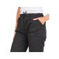 NOIR - Pantalon élastiqué professionnel de travail mixte auxiliaire de vie infirmier aide a domicile médical