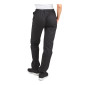 NOIR - Pantalon élastiqué professionnel de travail mixte auxiliaire de vie médical aide a domicile infirmier