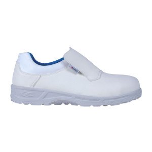 BLANC - Chaussure de cuisine de sécurité S2 professionnelle de travail blanche noire EN ISO 20345 S2 mixte cuisine restauration