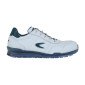 BLANC - Chaussure de sécurité S3S professionnelle de travail blanche en cuir EN ISO 20345 S3S mixte chantier menage artisan entr