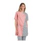ROSE/PERLE - Blouse professionnelle de travail à manches courtes femme aide a domicile médical auxiliaire de vie infirmier