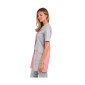 ROSE/PERLE - Blouse professionnelle de travail à manches courtes femme aide a domicile infirmier auxiliaire de vie médical