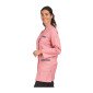 ROSE/CAMELIA - Blouse professionnelle de travail blanche à manches transformables femme crèche entretien école menage