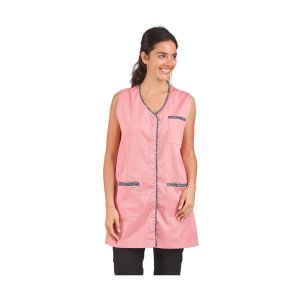 ROSE/CAMELIA - Blouse professionnelle de travail sans manches femme - PROMO entretien aide a domicile menage auxiliaire de vie