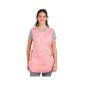ROSE - Chasuble tablier blouse professionnel blanche femme entretien aide a domicile menage auxiliaire de vie