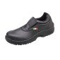 NOIR - Chaussure de cuisine de sécurité S2 professionnelle de travail blanche noire EN ISO 20345 S2 mixte restauration cuisine 