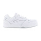 BLANC - Chaussure de sécurité S3S professionnelle de travail blanche noire en cuir EN ISO 20345 S3S mixte transport artisan logi