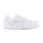 BLANC - Chaussure de sécurité S3S professionnelle de travail blanche noire en cuir EN ISO 20345 S3S mixte logistique chantier