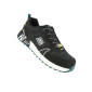 NOIR - Chaussure de sécurité S1PS professionnelle de travail noire EN ISO 20345 S1PS mixte transport chantier logistique artisa