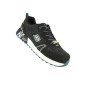 NOIR - Chaussure de sécurité S1PS professionnelle de travail noire EN ISO 20345 S1PS mixte logistique chantier transport artisa