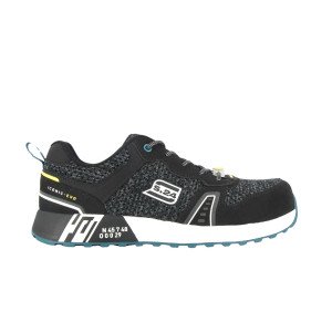 NOIR - Chaussure de sécurité S1PS professionnelle de travail noire EN ISO 20345 S1PS mixte transport artisan manutention chanti