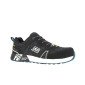 NOIR - Chaussure de sécurité S1PS professionnelle de travail noire EN ISO 20345 S1PS mixte transport chantier logistique artisa