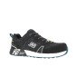 NOIR - Chaussure de sécurité S1PS professionnelle de travail noire EN ISO 20345 S1PS mixte logistique chantier transport artisa