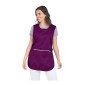 PRUNILLE - Chasuble tablier blouse professionnel blanche femme aide a domicile menage auxiliaire de vie entretien