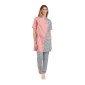 ROSE/PERLE - Blouse professionnelle de travail à manches courtes femme aide a domicile infirmier auxiliaire de vie médical