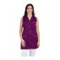 PRUNILLE/FLEURS - Blouse professionnelle de travail sans manches femme menage aide a domicile entretien auxiliaire de vie