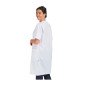 BLANC - Blouse professionnelle de travail blanche à manches courtes femme restaurant infirmier hôtel médical