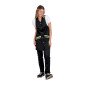 NOIR/ANIS - Blouse / Chasuble tablier professionnel femme menage aide a domicile entretien auxiliaire de vie
