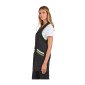 NOIR/ANIS - Blouse / Chasuble tablier professionnel femme menage aide a domicile entretien auxiliaire de vie