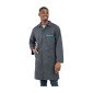 ARDOISE/ATOLL - Blouse professionnelle de travail blanche à manches transformables homme chantier entretien artisan menage