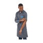 ARDOISE/ATOLL - Blouse professionnelle de travail blanche à manches transformables homme chantier entretien artisan menage