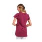 BORDEAUX - Tunique professionnelle de travail à manches courtes femme aide a domicile infirmier auxiliaire de vie médical
