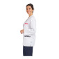 BLANC/WAX - Tunique professionnelle de travail blanche à manches longues femme - PROMO auxiliaire de vie médical aide a domicil