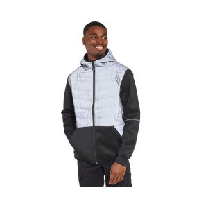 GRIS - Doudoune professionnel de travail homme logistique artisan manutention chantier