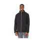 NOIR - Veste softshell professionnelle de travail à manches longues homme menage aide a domicile entretien auxiliaire de vie