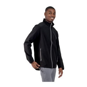 NOIR - Veste softshell professionnelle de travail à manches longues homme menage aide a domicile entretien auxiliaire de vie
