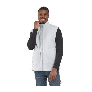 PERLE - Gilet polaire professionnel de travail sans manches mixte auxiliaire de vie médical aide a domicile infirmier