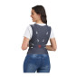 ARDOISE - Gilet de travail professionnel femme entretien auxiliaire de vie menage aide a domicile