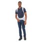 GRIS - Gilet de travail professionnel homme infirmier coiffeur médical esthéticienne