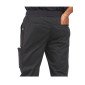 NOIR - Pantalon élastiqué professionnel de travail homme auxiliaire de vie médical aide a domicile infirmier
