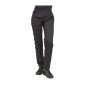 NOIR - Pantalon élastiqué professionnel de travail mixte restauration infirmier serveur médical
