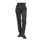 NOIR - Pantalon élastiqué professionnel de travail mixte cuisine infirmier serveur médical