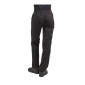 NOIR - Pantalon élastiqué professionnel de travail mixte restauration infirmier serveur médical