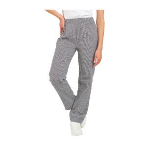 PIED DE POULE - Pantalon de cuisine professionnel de travail 100% coton mixte cuisine restaurant restauration serveur