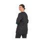 NOIR/ATOLL - Veste de cuisine manches longues professionnelle de travail à manches longues femme cuisine restaurant serveur hôt